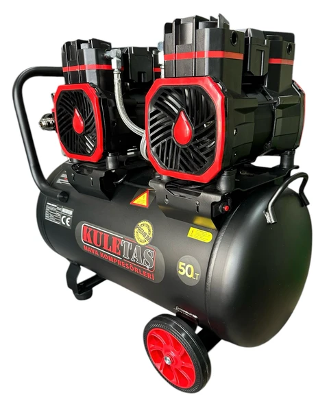 Kuletaş Premium 4 Hp 8 Bar Sessiz Yağsız Hava Kompresörü 50 L ürün görseli 1