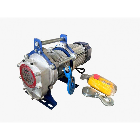 Shun 1500 Kg Profesyonel Vinç 380 Volt 30 Metre 3 HP ürün görseli 1