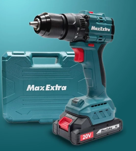 Max Extra MXP2960 Kömürsüz Çift Akülü Darbeli Matkap ürün görseli 1
