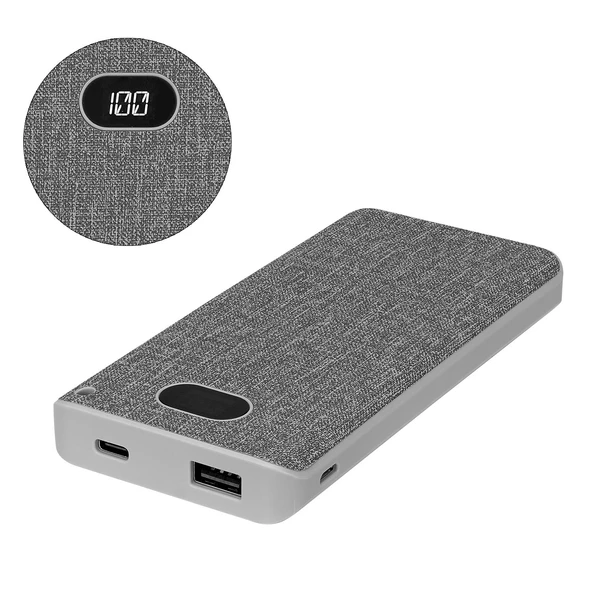 S-Link Powerbank 10000 Mah Kablosuz Şarj Lcd Ekran Ip-G10Rw ürün görseli 1