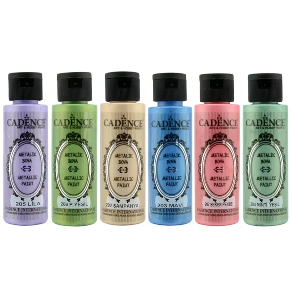 CADENCE METALİK 70ML 6LI SET ürün görseli 1