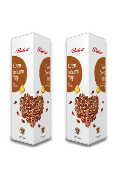 Balen Keten Tohumu Yağı Soğuk Pres 2 X 250 ml ürün görseli 1