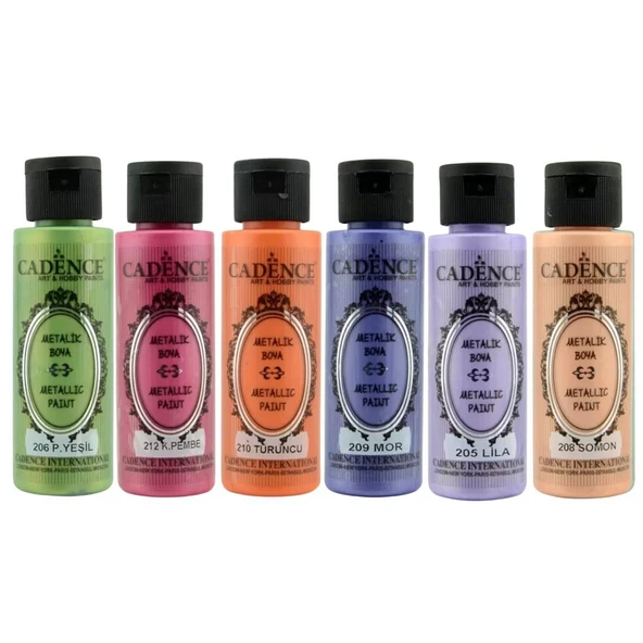 CADENCE METALİK 70ML 6LI SET ürün görseli 1