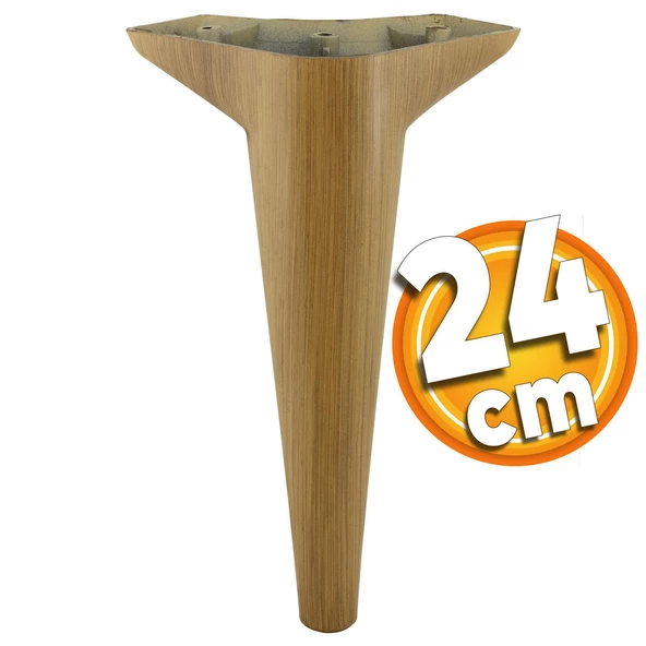 Aspen Lüks Mobilya Kanepe Koltuk Tv Ünitesi Konsol Yükseltici Ayağı Ayakları 24 Cm Açık Kahverengi ürün görseli 1