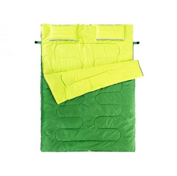 DFT Çift Kişilik(190+30)x145cm Yeşil -5°Uyku Tulum ürün görseli 1