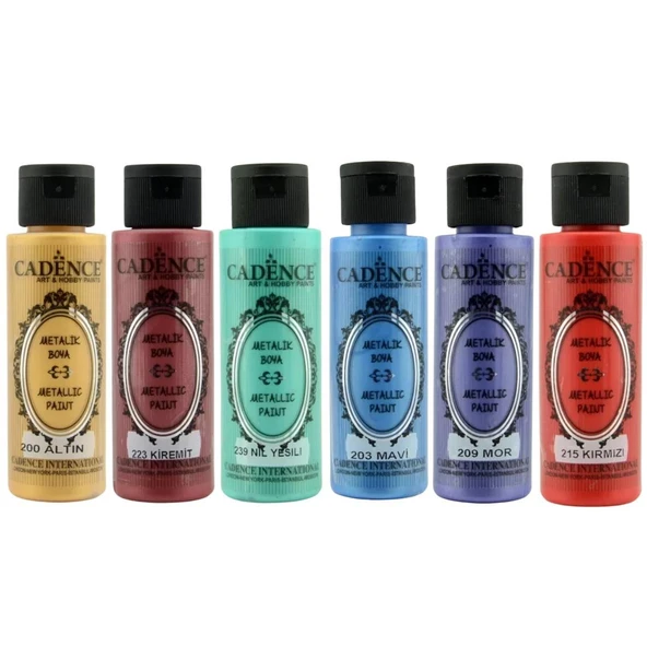 CADENCE METALİK 70ML 6LI SET ürün görseli 1