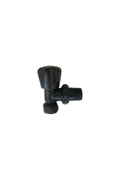 EURASİA 1/2" PEX RADYATÖR VANASI SİYAH ürün görseli 1