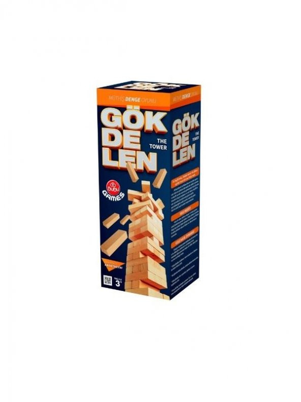 BU-BU GAMES GÖKDELEN JENGA-BUBU-GM0001 ürün görseli 1
