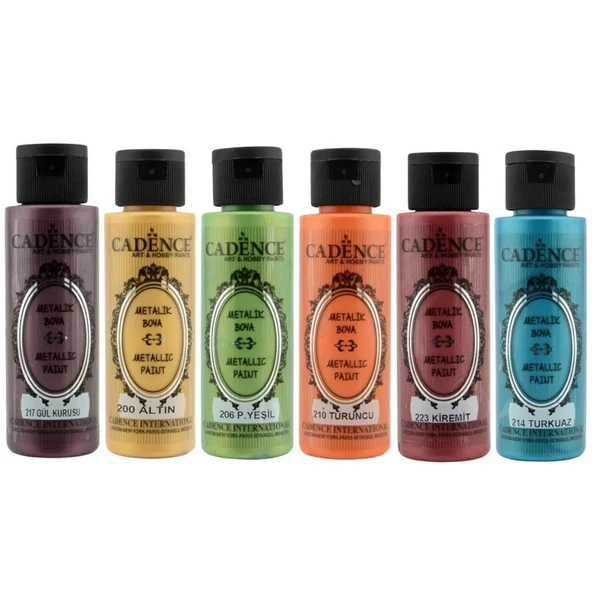 CADENCE METALİK 70ML 6LI SET ürün görseli 1