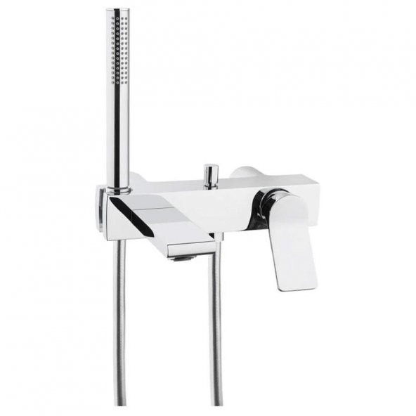 VitrA Memoria Banyo Duş Bataryası El Duşlu Krom A42334 ürün görseli 1