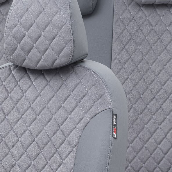 Otom Kia Cerato 2016-Sonrası Özel Üretim Koltuk Kılıfı Madrid Design Tay Tüyü Füme ürün görseli 1