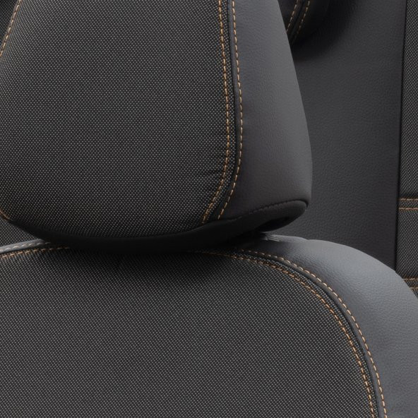 Otom Isuzu D-Max 2012-Sonrası Özel Üretim Koltuk Kılıfı Paris Design Bej - Siyah ürün görseli 1