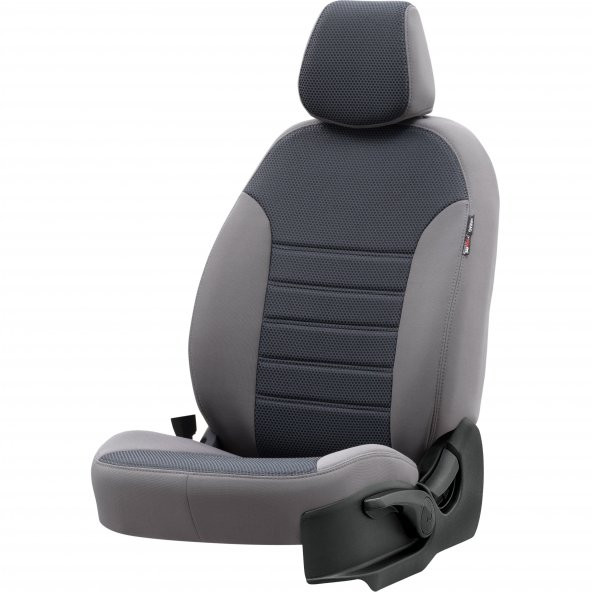 Otom Renault Modus 2004-2008 Özel Üretim Koltuk Kılıfı Original Design Füme - Gri ürün görseli 1