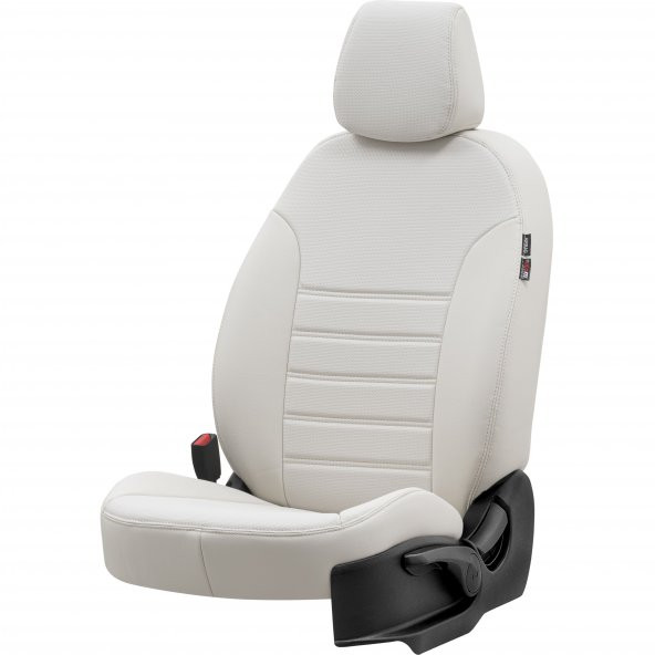 Otom Alfa Romeo 147 2001-2009 Özel Üretim Koltuk Kılıfı New York Design Fildişi ürün görseli 1