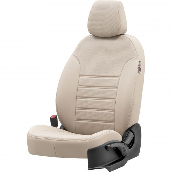 Otom Bmw X5 2000-2006 Özel Üretim Koltuk Kılıfı New York Design Bej ürün görseli 1