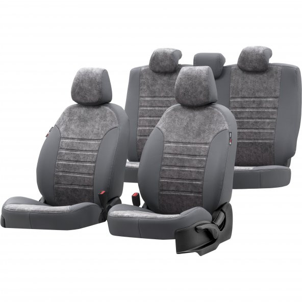 Otom Mercedes C Serisi 2000-2007 W203 Özel Üretim Koltuk Kılıfı Milano Design Füme ürün görseli 1
