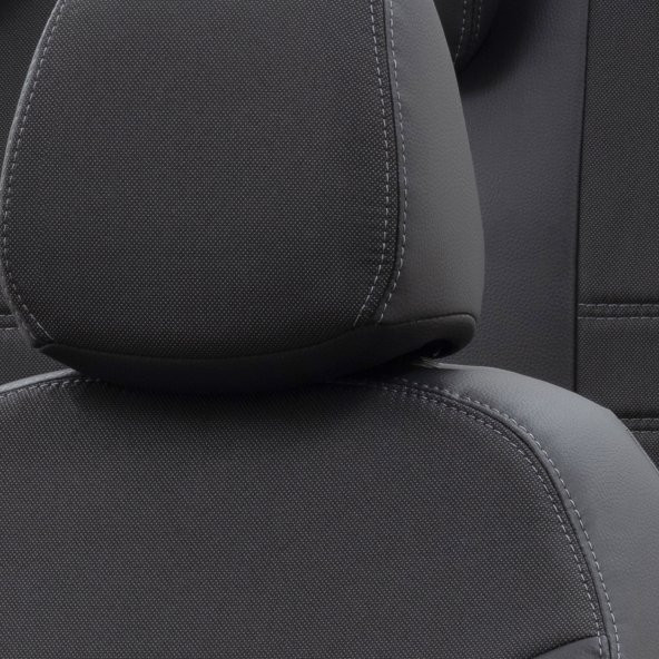 Otom Toyota Chr 2016-Sonrası Özel Üretim Koltuk Kılıfı Paris Design Füme - Siyah ürün görseli 1