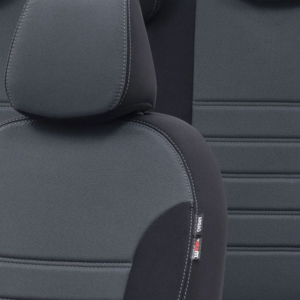 Otom Toyota Corolla 2013-2018 Özel Üretim Koltuk Kılıfı Original Design Füme - Siyah ürün görseli 1