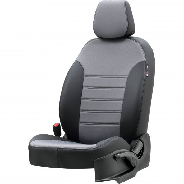 Otom Honda Crv 1995-2002 Özel Üretim Koltuk Kılıfı Paris Design Gri - Siyah ürün görseli 1