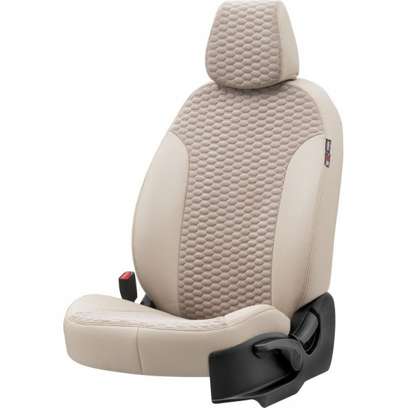 Otom Seat Cordoba 2003-2009 Özel Üretim Koltuk Kılıfı Tokyo Design Tay Tüyü Bej ürün görseli 1