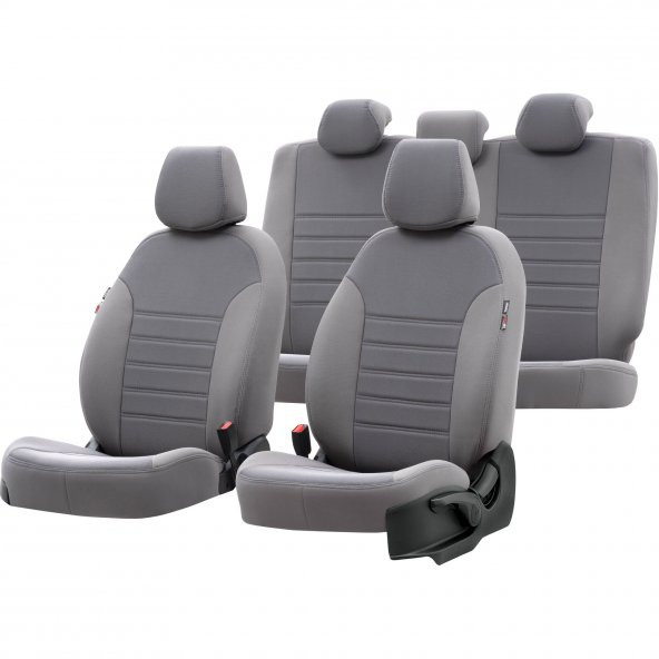 Otom Fiat Tipo 1990-2000 Özel Üretim Koltuk Kılıfı Original Design Gri ürün görseli 1