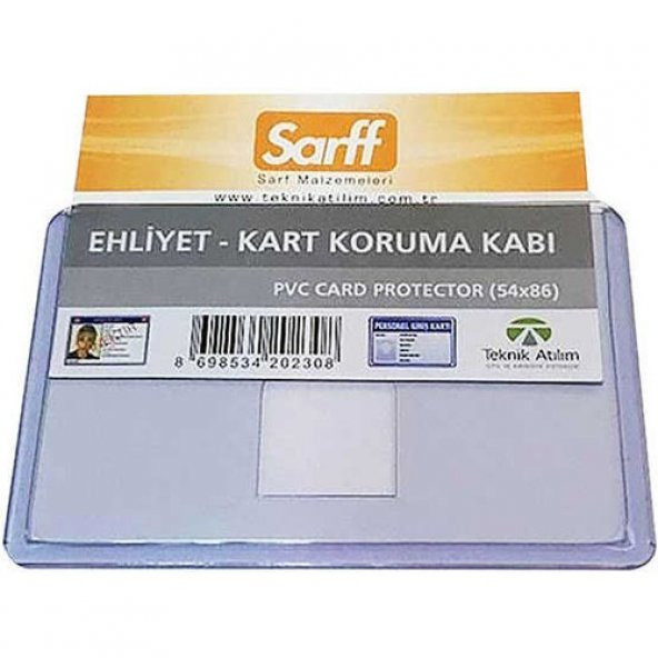A-031V Pvc Lüx Ehliyet Kabı 100AD 85X55MM (Dikey) ürün görseli 1