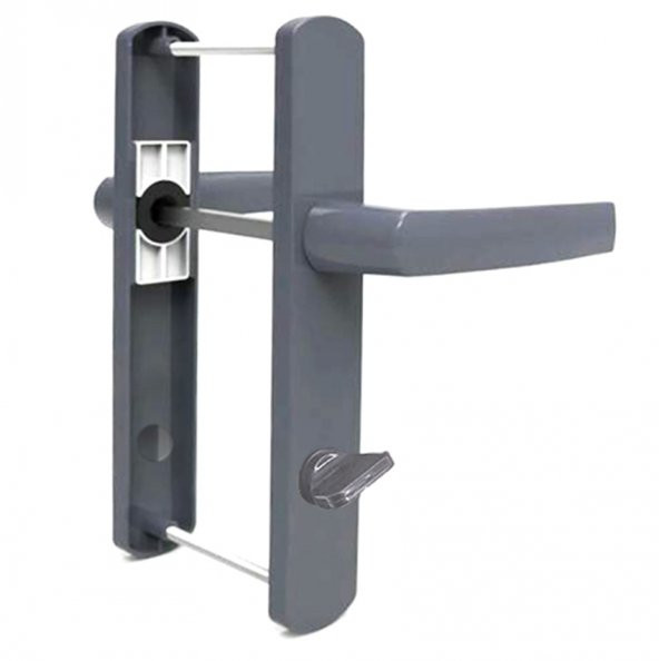 Aletçantam Pvc Banyo Wc Kapı Kolu Pimapen (Metal)- Antrasit Gri ürün görseli 1