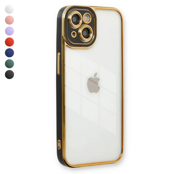 iPhone 14 Kılıf Lazer Lens Kamera Çerçeveli Kapak ürün görseli 1