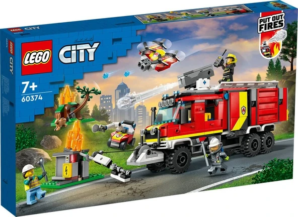 LEGO-60374 City İtfaiye Komuta Kamyonu ürün görseli 1