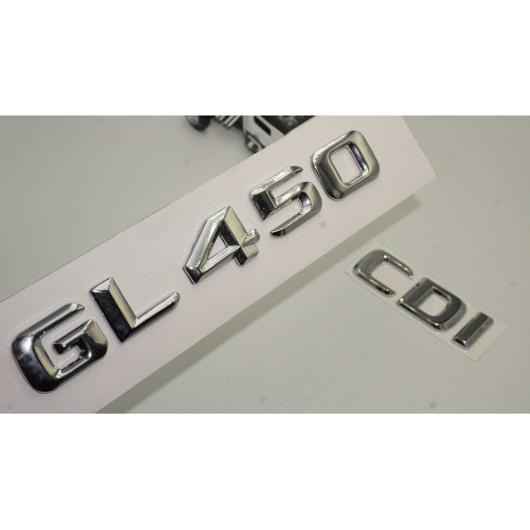 Benz GL 450 CDi Bagaj Krom Metal 3M 3D Yazı Logo ürün görseli 1