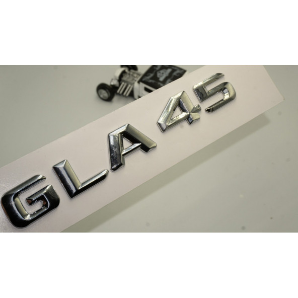Benz GLA 45 Bagaj Krom Metal 3M 3D Yazı Logo ürün görseli 1