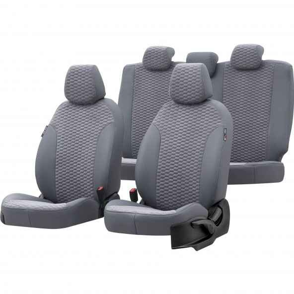 Otom V.w. Beetle 2011-2017 Özel Üretim Koltuk Kılıfı Tokyo Design Tay Tüyü Füme ürün görseli 1
