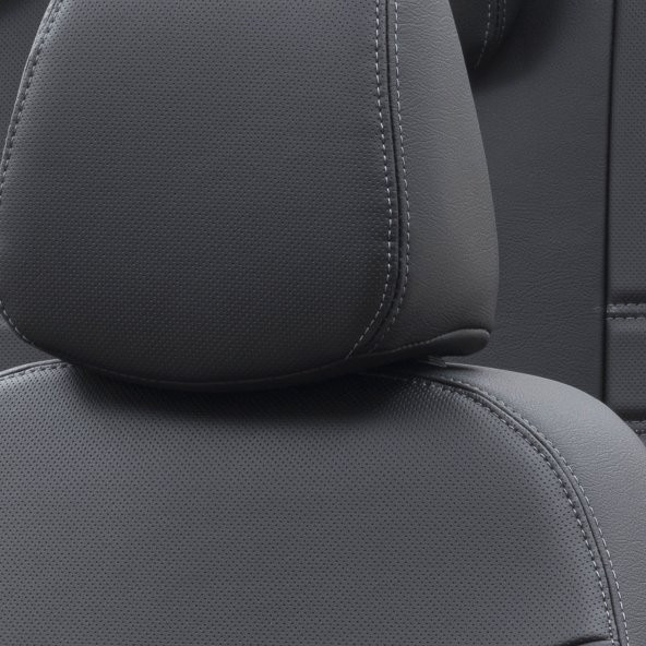 Otom Skoda Citigo 2011-2016 Özel Üretim Koltuk Kılıfı İstanbul Design Siyah ürün görseli 1