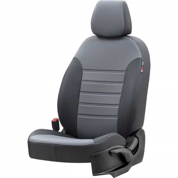 Otom Ford Kuga 2008-2012 Özel Üretim Koltuk Kılıfı İstanbul Design Füme - Siyah ürün görseli 1