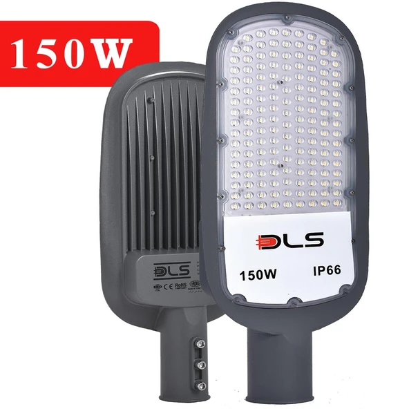 150W Led Yol Sokak Armatür DLS Park Bahçe Çevre Site Bina Dış Mekan Lamba Aydınlatma Ledli Sokak Armatürü ST-GL150 ürün görseli 1