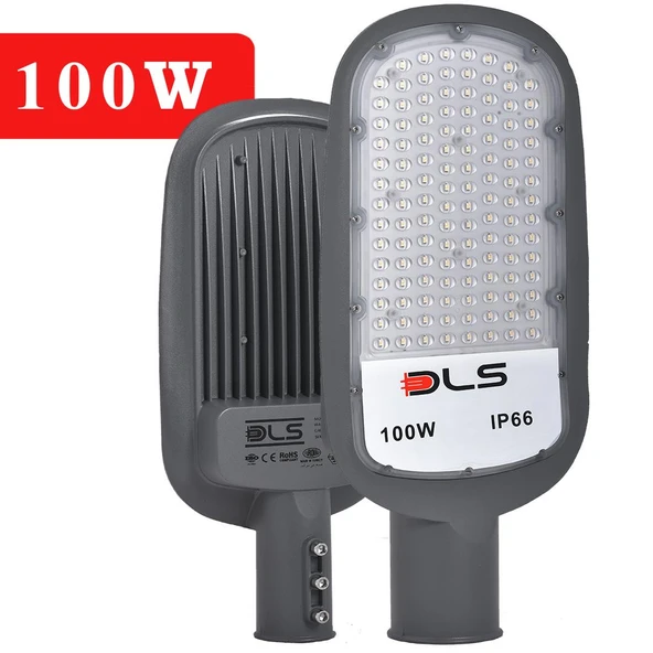 100W Led Yol Sokak Armatür DLS Park Bahçe Çevre Site Bina Dış Mekan Lamba Aydınlatma Ledli Sokak Armatürü ST-GL100 ürün görseli 1