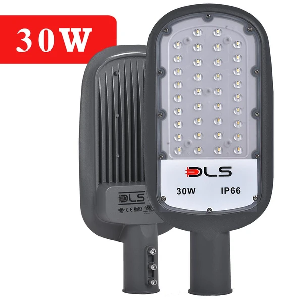 30W Led Yol Sokak Armatür DLS Park Bahçe Çevre Site Bina Dış Mekan Lamba Aydınlatma Ledli Sokak Armatürü ürün görseli 1