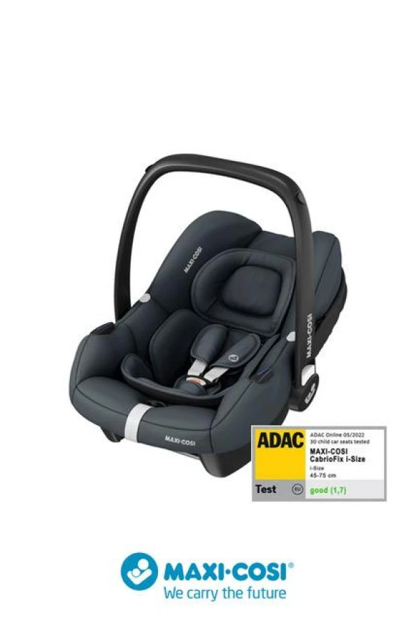 Maxi-Cosi Cabrio Fix I-Size ADAC'lı Bebek Oto Koltuğu ve Ana Kucağı 0-13kg Essential Graphite ürün görseli 1