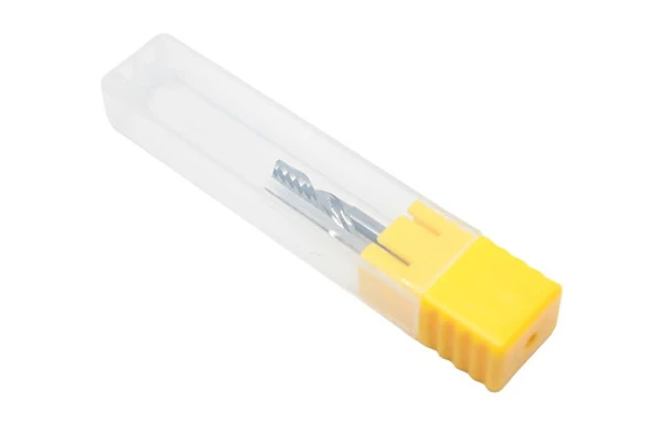 Gravür Tek Kenarlı Freze Bıçağı Spiral Akrilik Kesme 2x8mm ürün görseli 1