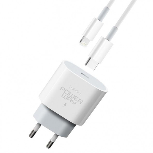 3 Amper Type C + Iphone Şarj Cihazı Rx560 5862 ürün görseli 1