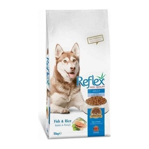 Reflex Balıklı ve Pirinçli Yetişkin Köpek Maması 15kg ürün görseli 1