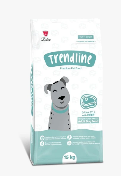 Trendline Dog Biftekli Köpek Maması 15 Kg ürün görseli 1