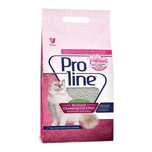 Proline Bentonit Pudralı İnce Kedi Kumu 20 LT ürün görseli 1