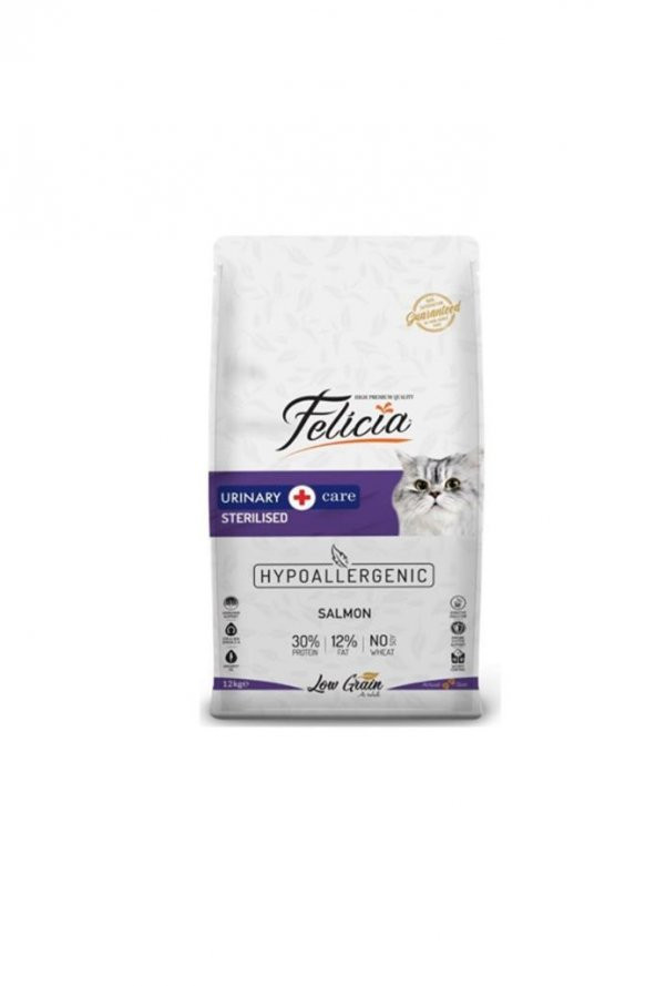 Felicia Az Tahıl Steril Somon HypoAller Kedi Maması 12 Kg ürün görseli 1