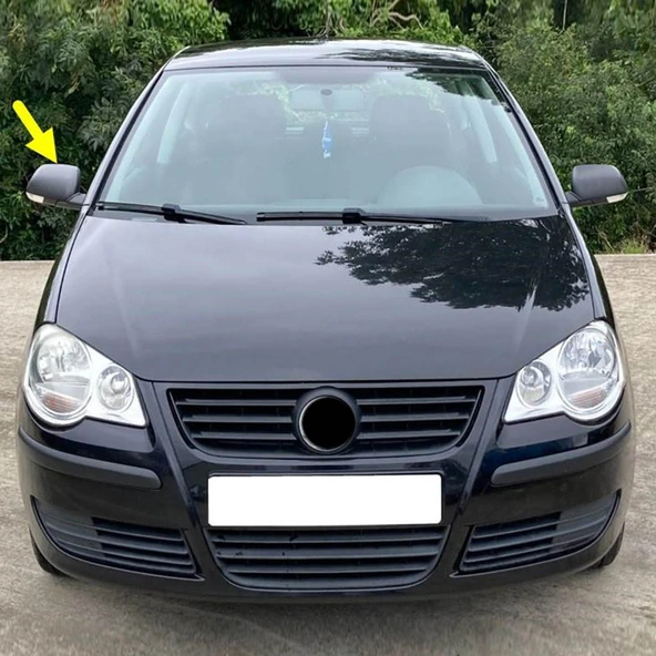 VW Polo 2005-2009 Sağ Dış Dikiz Ayna Kapağı Siyah 1Z0857538 ürün görseli 1