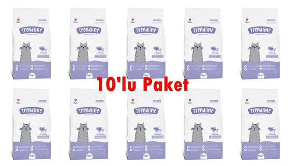 Trendline Somunlu Yetişkin Kedi Maması 1 Kg 10 Adet ürün görseli 1