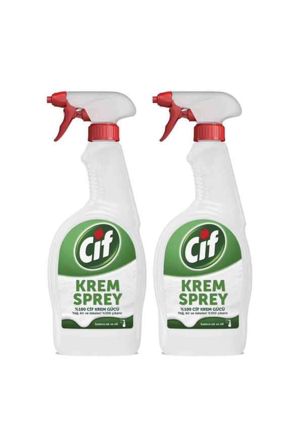 Cif Krem Sprey 100 Krem Gücü 750 Ml X2 ürün görseli 1
