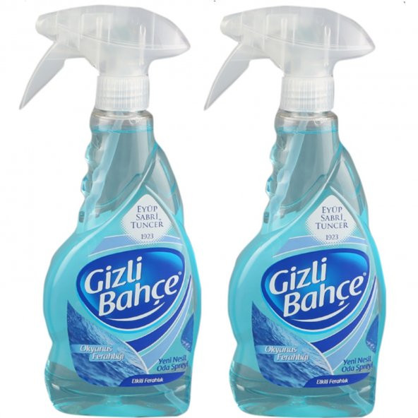 Eyüp Sabri Tuncer Gizli Bahçe Yeni Nesil Oda Spreyi Okyanus Ferahlığı 500 ml x 2 Adet ürün görseli 1