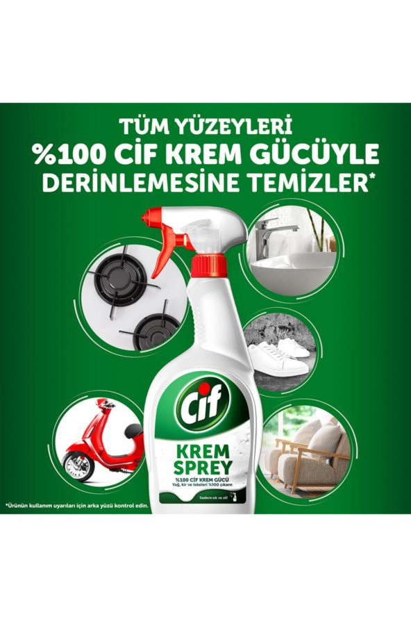 Cıf Krem Sprey 750 ml X3 - Resim 5