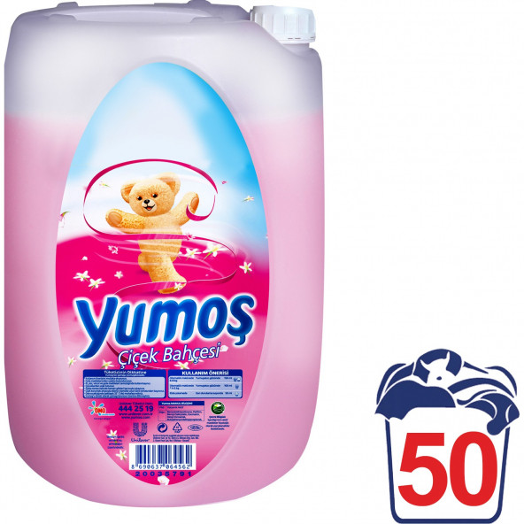 Yumoş Çamaşır Yumuşatıcısı Çiçek Bahçesi 5 Lt ürün görseli 1